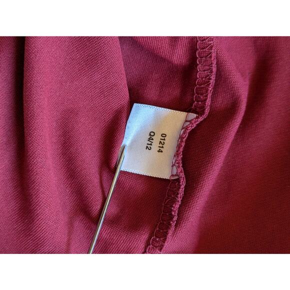 Jos A Bank Leadbetter Golf Mens XL Polo Shirt Maroon Red Argyle Heavy Athletic - Picture 9 of 9